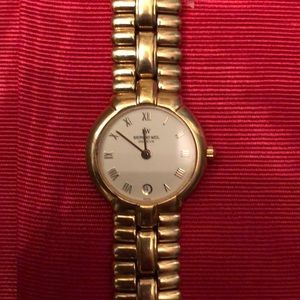 Raymond Weil 14k gold electroplated